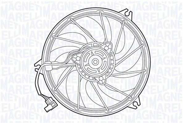 MAGNETI MARELLI Tuuletin, moottorin jäähdytys 069422549010